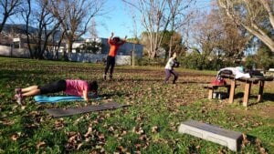 cours de fitness ave julie et thomas maillard