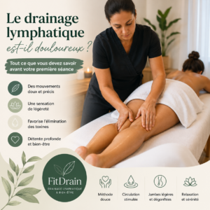 Vous hésitez à réserver une séance de drainage lymphatique par peur d'avoir mal ? Découvrez comment se déroule une séance, les sensations ressenties et les précautions à connaître.